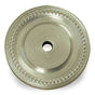 Colonial Bronze - 1.5'' diameter Round, grooved Backplate for use with 1/4-20 screw hand finished in Satin Copper - Satin Copper