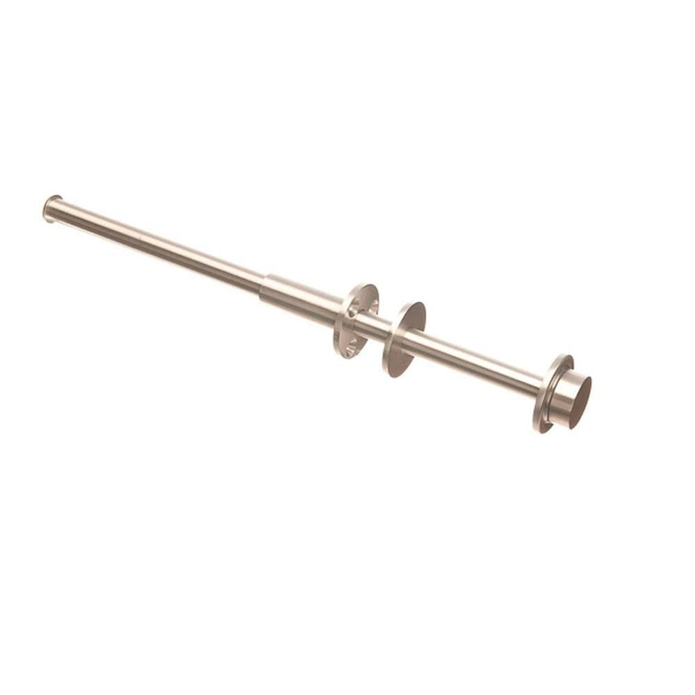 Colonial Bronze - 11'' overall, 1.5'' diameter Narrow Garment Rod with 110 knob top hand finished in Matte Satin Copper - Matte Satin Copper
