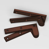 Colonial Bronze - 3.875'' overall Fixed pin pivot Hinge hand finished in Matte Antique Copper - Matte Antique Copper