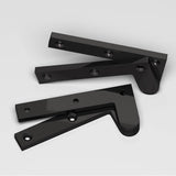Colonial Bronze - 3.875'' overall Fixed pin pivot Hinge hand finished in Satin Black - Satin Black