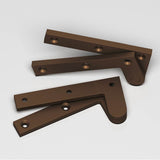 Colonial Bronze - 3.875'' overall Fixed pin pivot Hinge hand finished in Matte Oil Rubbed Bronze - Matte Oil Rubbed Bronze