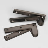 Colonial Bronze - 3.875'' overall Fixed pin pivot Hinge hand finished in Pewter - Pewter