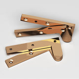 Colonial Bronze - 4.375'' overall Fixed pin pivot Hinge hand finished in Polished Bronze - Polished Bronze