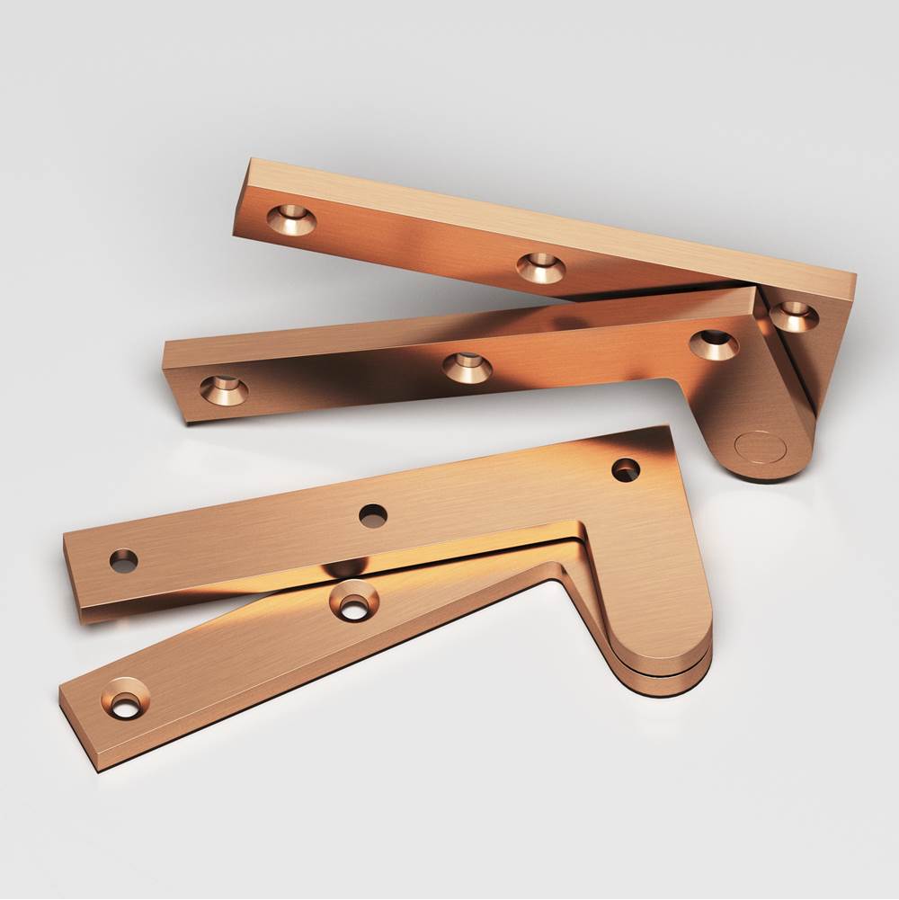 Colonial Bronze - 4.375'' overall Fixed pin pivot Hinge hand finished in Satin Bronze - Satin Bronze