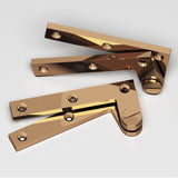 Colonial Bronze - 4.375'' overall Removable screw pivot Hinge hand finished in Polished Bronze - Polished Bronze
