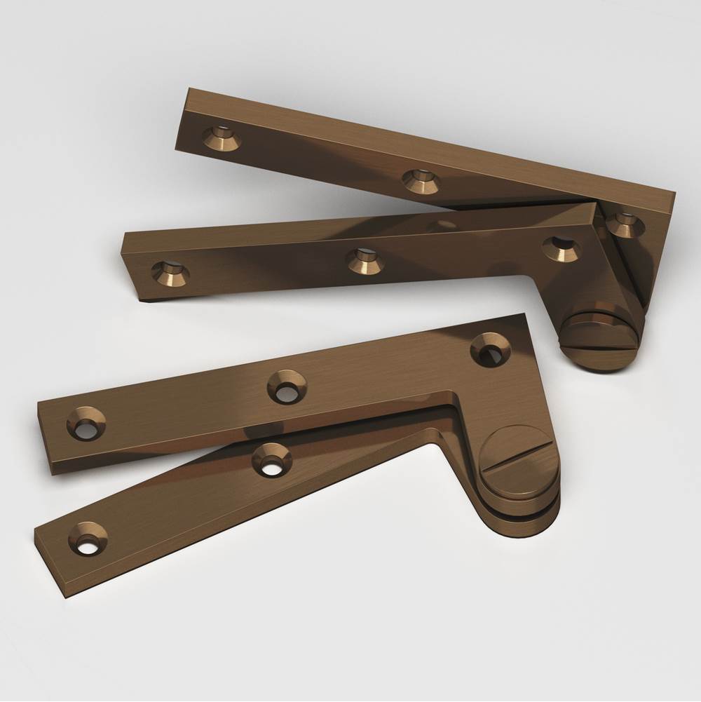 Colonial Bronze - 4.375'' overall Removable screw pivot Hinge hand finished in Light Statuary Bronze - Light Statuary Bronze