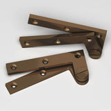 Colonial Bronze - 4.375'' overall Removable screw pivot Hinge hand finished in Light Statuary Bronze - Light Statuary Bronze