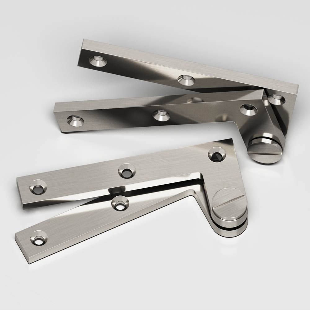 Colonial Bronze - 4.375'' overall Removable screw pivot Hinge hand finished in Satin Nickel - Satin Nickel