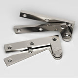 Colonial Bronze - 4.375'' overall Removable screw pivot Hinge hand finished in Satin Nickel - Satin Nickel