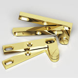 Colonial Bronze - 4.375'' overall Removable screw pivot Hinge hand finished in Polished Brass - Polished Brass