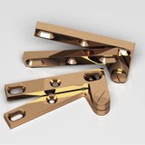 Colonial Bronze - 4.375'' overall Removable screw pivot Hinge hand finished in Polished Bronze - Polished Bronze