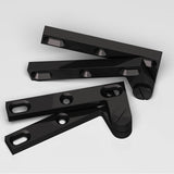 Colonial Bronze - 4.375'' overall Removable screw pivot Hinge hand finished in Satin Black - Satin Black