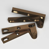 Colonial Bronze - 4.375'' overall Removable screw pivot Hinge hand finished in Light Statuary Bronze - Light Statuary Bronze