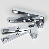 Colonial Bronze - 4.375'' overall Removable screw pivot Hinge hand finished in Polished Chrome - Polished Chrome