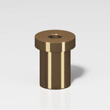 Colonial Bronze - 1.25'' overall, 0.75'' diameter Pivot Hinge base for use with 6B or 6FHB pivot hinge hand finished in Light Statuary Bronze - Light Statuary Bronze
