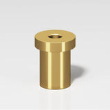 Colonial Bronze - 1.25'' overall, 0.75'' diameter Pivot Hinge base for use with 6B or 6FHB pivot hinge hand finished in Satin Brass - Satin Brass