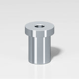 Colonial Bronze - 1.25'' overall, 0.75'' diameter Pivot Hinge base for use with 6B or 6FHB pivot hinge hand finished in Polished Chrome - Polished Chrome