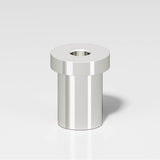 Colonial Bronze - 1.25'' overall, 0.75'' diameter Pivot Hinge base for use with 6B or 6FHB pivot hinge hand finished in Polished Nickel - Polished Nickel