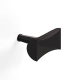 Colonial Bronze - 1.25'' overall, 0.75'' max diameter Bowtie, T Cabinet Knob with rounded back and tapered post hand finished in Satin Black - Satin Black
