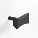 Colonial Bronze - 1.25'' overall, 0.75'' max diameter Bowtie, T Cabinet Knob with rounded back and tapered post hand finished in Distressed Satin Black - Distressed Satin Black