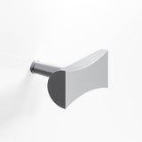 Colonial Bronze - 1.25'' overall, 0.75'' max diameter Bowtie, T Cabinet Knob with rounded back and tapered post hand finished in Matte Satin Chrome - Matte Satin Chrome