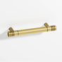 Colonial Bronze - 0.46875'' diameter custom length Round, grooved Pull with tapered posts hand finished in Antique Bronze and Antique Bronze - Antique Bronze,Antique Bronze