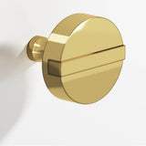 Colonial Bronze - 1.25'' diameter Round, striped Cabinet Knob with tapered post hand finished in Antique Bronze and Antique Bronze - Antique Bronze,Antique Bronze