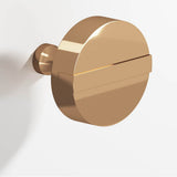 Colonial Bronze - 1.25'' diameter Round, striped Cabinet Knob with tapered post hand finished in Polished Bronze and Polished Bronze - Polished Bronze,Polished Bronze