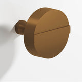 Colonial Bronze - 1.5'' diameter Round, striped Cabinet Knob with tapered post hand finished in Matte Light Statuary Bronze and Matte Light Statuary Bronze - Matte Light Statuary Bronze,Matte Light Statuary Bronze