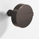 Colonial Bronze - 1.25'' diameter Round, striped Cabinet Knob with tapered post hand finished in Dark Statuary Bronze and Dark Statuary Bronze - Dark Statuary Bronze,Dark Statuary Bronze