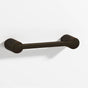 Colonial Bronze - 3'' center-to-center, 3.75'' overall, 0.25 x 0.375'' Rectangular Cabinet Pull fully encapsulated by round posts hand finished in Oil Rubbed Bronze and Oil Rubbed Bronze - Oil Rubbed Bronze,Oil Rubbed Bronze