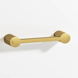 Colonial Bronze - 3'' center-to-center, 3.75'' overall, 0.25 x 0.375'' Rectangular Cabinet Pull fully encapsulated by round posts hand finished in Matte Graphite and Matte Satin Black - Matte Graphite,Matte Satin Black