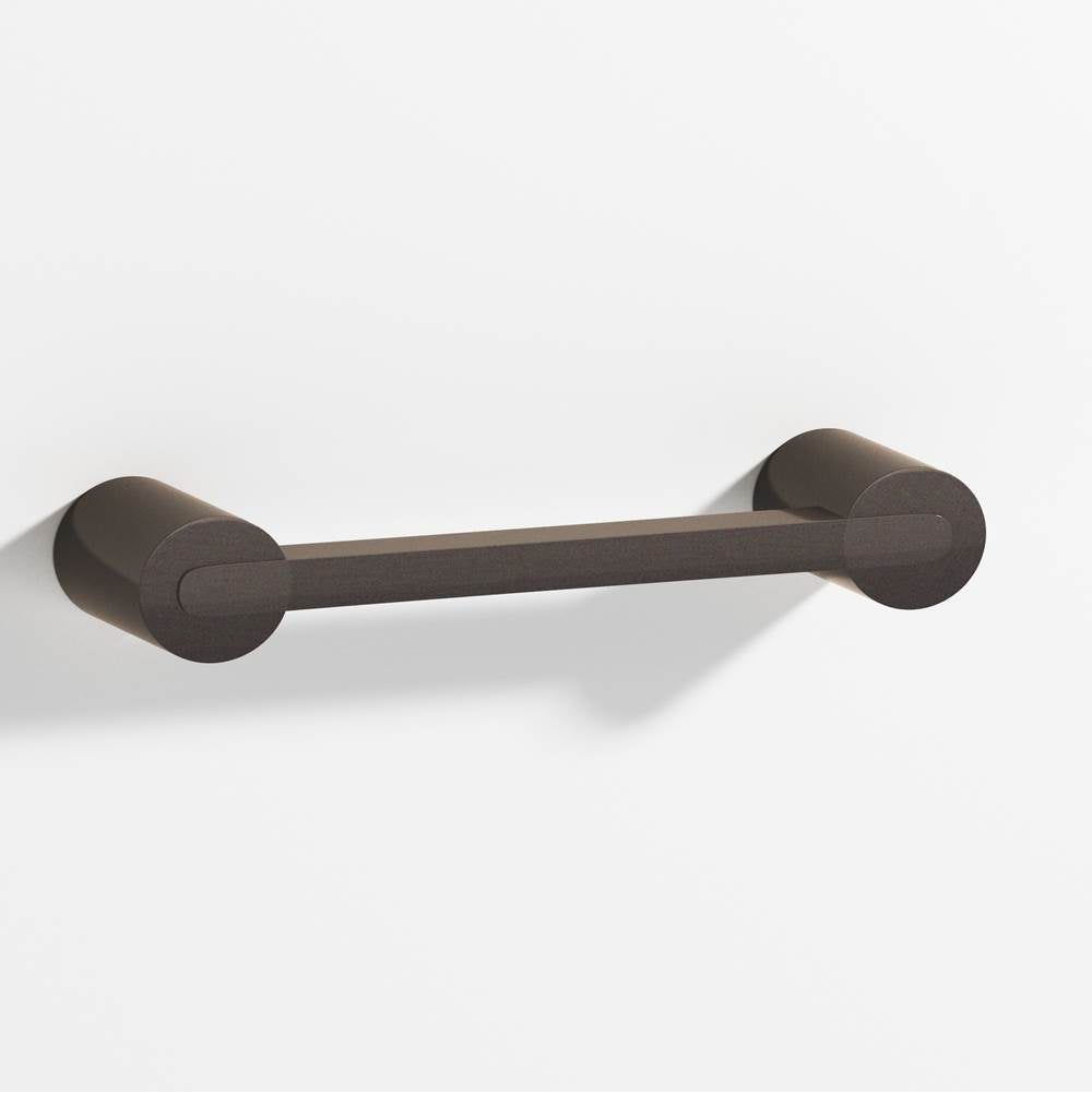 Colonial Bronze - 4'' center-to-center, 4.75'' overall, 0.25 x 0.375'' Rectangular Cabinet Pull fully encapsulated by round posts hand finished in Dark Statuary Bronze and Dark Statuary Bronze - Dark Statuary Bronze,Dark Statuary Bronze