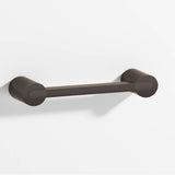 Colonial Bronze - 8'' center-to-center, 8.75'' overall, 0.25 x 0.375'' Rectangular Cabinet Pull fully encapsulated by round posts hand finished in Dark Statuary Bronze and Dark Statuary Bronze - Dark Statuary Bronze,Dark Statuary Bronze