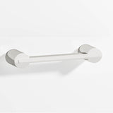 Colonial Bronze - 3'' center-to-center, 3.75'' overall, 0.25 x 0.375'' Rectangular Cabinet Pull fully encapsulated by round posts hand finished in Polished Nickel and Polished Nickel - Polished Nickel,Polished Nickel