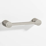 Colonial Bronze - 3.5'' center-to-center, 4.25'' overall, 0.25 x 0.375'' Rectangular Cabinet Pull fully encapsulated by round posts hand finished in Nickel Stainless and Nickel Stainless - Nickel Stainless,Nickel Stainless