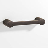 Colonial Bronze - 3'' center-to-center, 3.75'' overall, 0.375 x 0.25'' Rectangular Cabinet Pull fully encapsulated by round posts hand finished in Dark Statuary Bronze and Dark Statuary Bronze - Dark Statuary Bronze,Dark Statuary Bronze