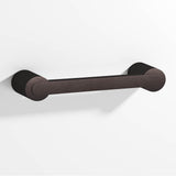 Colonial Bronze - 3'' center-to-center, 3.75'' overall, 0.375 x 0.25'' Rectangular Cabinet Pull fully encapsulated by round posts hand finished in Matte Dark Statuary Bronze and Matte Dark Statuary Bronze - Matte Dark Statuary Bronze,Matte Dark Statuary Bronze