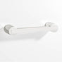 Colonial Bronze - 6'' center-to-center, 6.75'' overall, 0.375 x 0.25'' Rectangular Cabinet Pull fully encapsulated by round posts hand finished in Polished Nickel and Polished Nickel - Polished Nickel,Polished Nickel