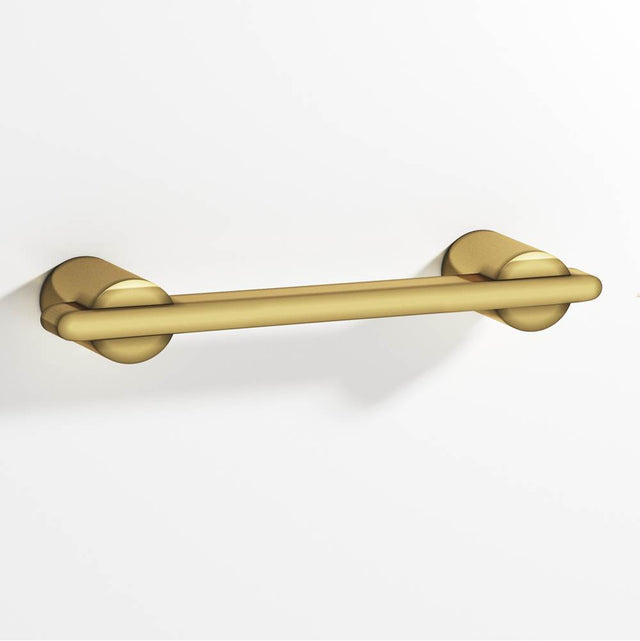Colonial Bronze - 8'' center-to-center, 9.25'' overall, 0.25 x 0.375'' Rectangular Cabinet Pull partially encapsulated by round posts hand finished in Antique Bronze and Antique Bronze - Antique Bronze,Antique Bronze