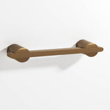 Colonial Bronze - 3'' center-to-center, 4.25'' overall, 0.25 x 0.375'' Rectangular Cabinet Pull partially encapsulated by round posts hand finished in Light Statuary Bronze and Light Statuary Bronze - Light Statuary Bronze,Light Statuary Bronze