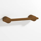 Colonial Bronze - 3'' center-to-center, 4.25'' overall, 0.25 x 0.375'' Rectangular Cabinet Pull partially encapsulated by round posts hand finished in Matte Light Statuary Bronze and Matte Light Statuary Bronze - Matte Light Statuary Bronze,Matte Light Statuary Bronze