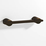 Colonial Bronze - 5'' center-to-center, 6.25'' overall, 0.25 x 0.375'' Rectangular Cabinet Pull partially encapsulated by round posts hand finished in Oil Rubbed Bronze and Oil Rubbed Bronze - Oil Rubbed Bronze,Oil Rubbed Bronze