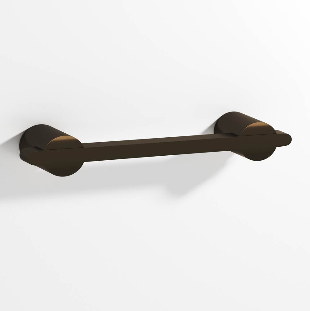 Colonial Bronze - 3'' center-to-center, 4.25'' overall, 0.25 x 0.375'' Rectangular Cabinet Pull partially encapsulated by round posts hand finished in Oil Rubbed Bronze and Oil Rubbed Bronze - Oil Rubbed Bronze,Oil Rubbed Bronze