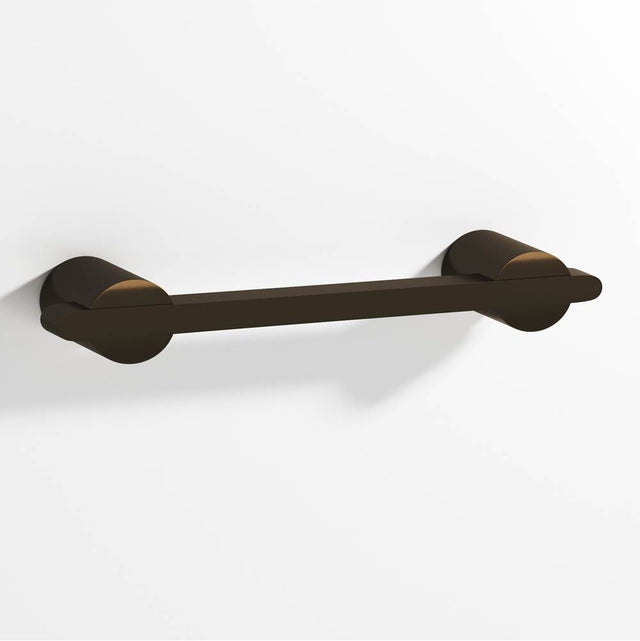 Colonial Bronze - 6'' center-to-center, 7.25'' overall, 0.25 x 0.375'' Rectangular Cabinet Pull partially encapsulated by round posts hand finished in Oil Rubbed Bronze and Oil Rubbed Bronze - Oil Rubbed Bronze,Oil Rubbed Bronze