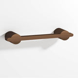 Colonial Bronze - 3.5'' center-to-center, 4.75'' overall, 0.25 x 0.375'' Rectangular Cabinet Pull partially encapsulated by round posts hand finished in Matte Oil Rubbed Bronze and Matte Oil Rubbed Bronze - Matte Oil Rubbed Bronze,Matte Oil Rubbed Bronze
