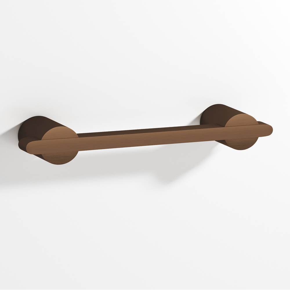 Colonial Bronze - 8'' center-to-center, 9.25'' overall, 0.25 x 0.375'' Rectangular Cabinet Pull partially encapsulated by round posts hand finished in Matte Oil Rubbed Bronze and Matte Oil Rubbed Bronze - Matte Oil Rubbed Bronze,Matte Oil Rubbed Bronze