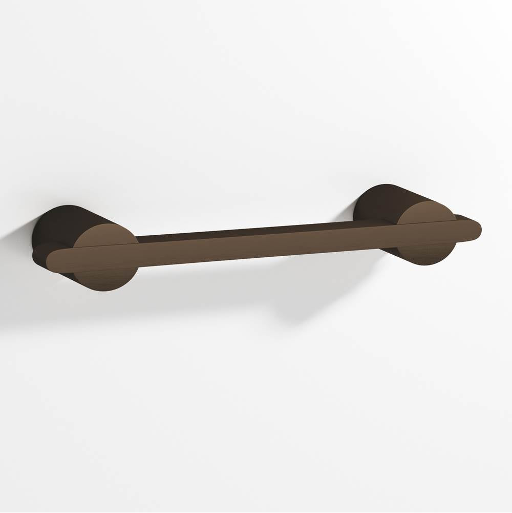 Colonial Bronze - 6'' center-to-center, 7.25'' overall, 0.25 x 0.375'' Rectangular Cabinet Pull partially encapsulated by round posts hand finished in Heritage Bronze and Heritage Bronze - Heritage Bronze,Heritage Bronze