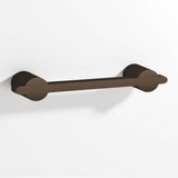 Colonial Bronze - 6'' center-to-center, 7.25'' overall, 0.25 x 0.375'' Rectangular Cabinet Pull partially encapsulated by round posts hand finished in Heritage Bronze and Heritage Bronze - Heritage Bronze,Heritage Bronze