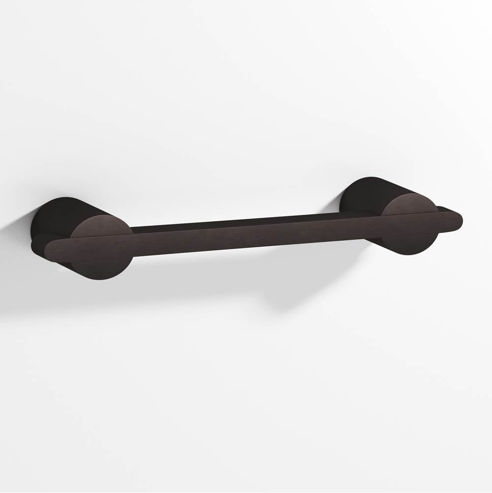Colonial Bronze - 4'' center-to-center, 5.25'' overall, 0.25 x 0.375'' Rectangular Cabinet Pull partially encapsulated by round posts hand finished in Matte Dark Statuary Bronze and Matte Dark Statuary Bronze - Matte Dark Statuary Bronze,Matte Dark Statuary Bronze